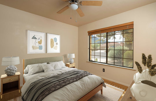 Guest Bedroom- Digitally Staged