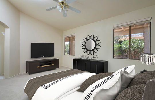Large Primary Bedroom- Digitally Staged