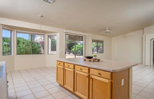 Open Kitchen With Dining Space
