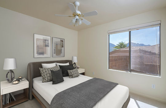 Second Guest Bedroom- Digitally Staged