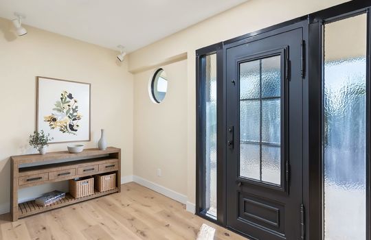 Entry- Digitally Staged