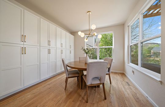 25-Breakfast Nook with Ample Built In Pantry Storage