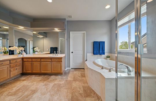 36-Five Piece Primary Bath with Large Walk In Closet
