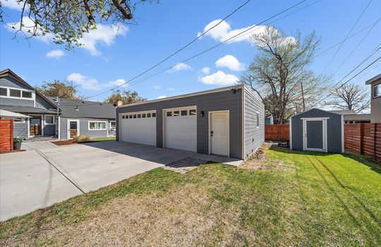 42-Expansive 3 Car Garage Storage Shed