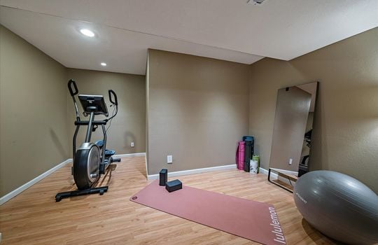 49-Basement Flex Room_Home Gym