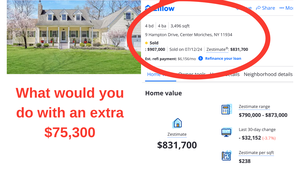 What would you do with an extra $75,300