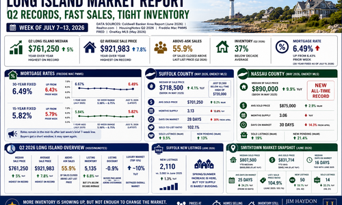 Long Island Real Estate: Q2 Records, Fast Sales