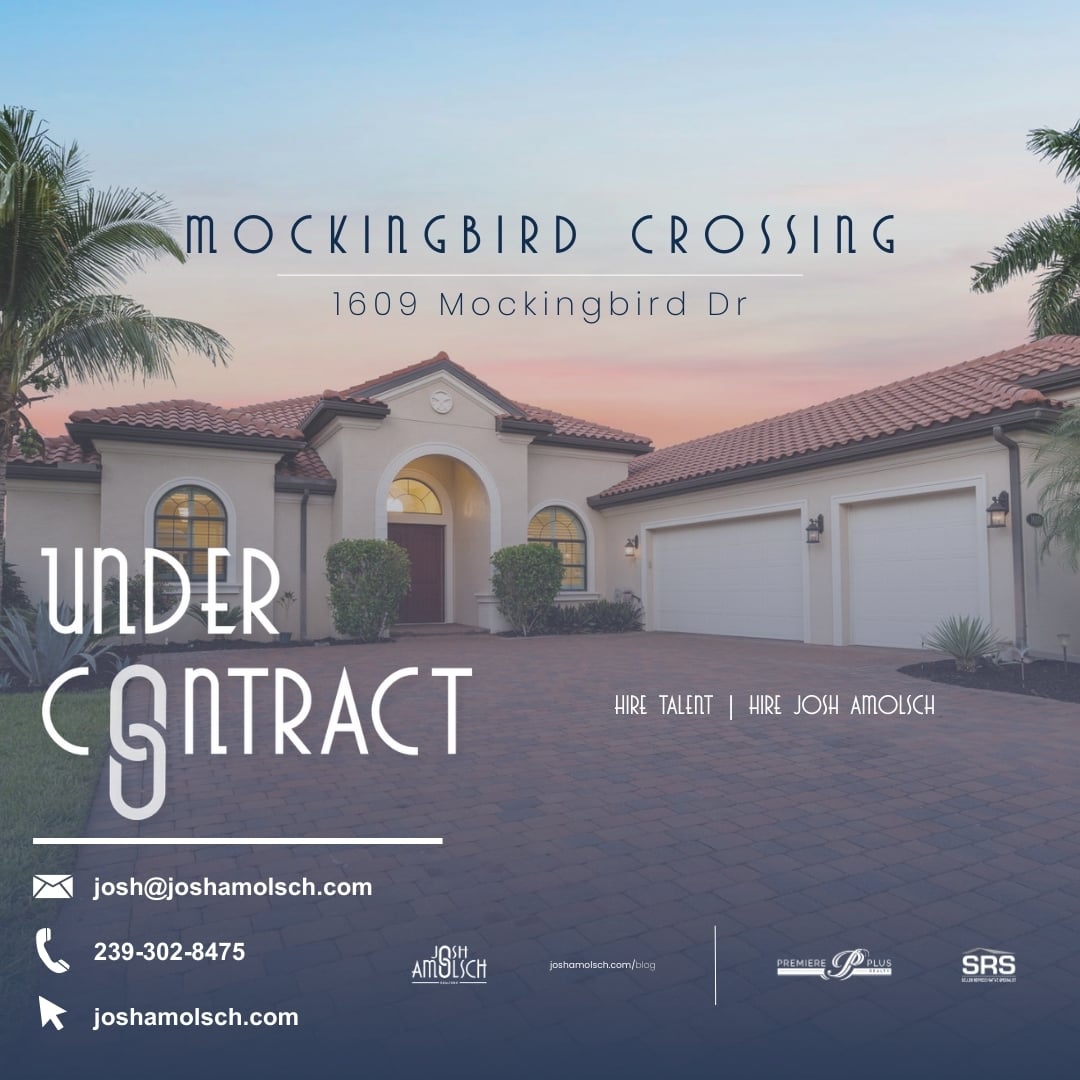 Listed and Marketed by Josh Amolsch |1609 Mockingbird Dr 
