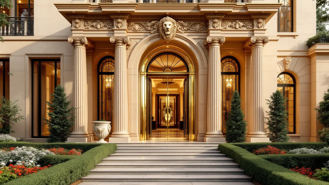 Luxury mansion in Washington DC, ultra-realistic