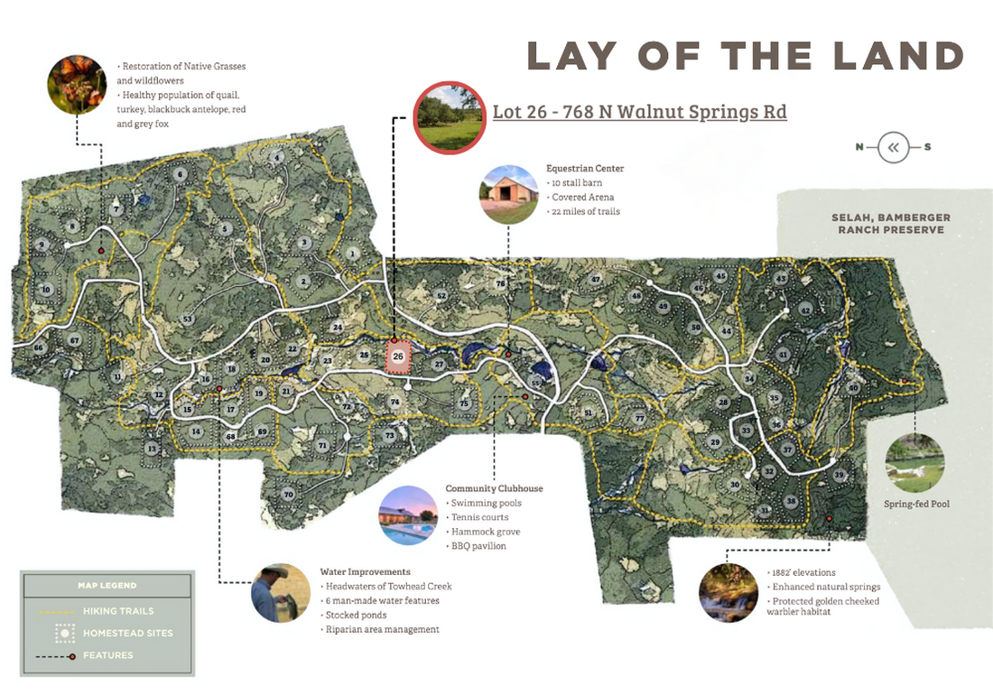 Preserve at Walnut Springs Map
