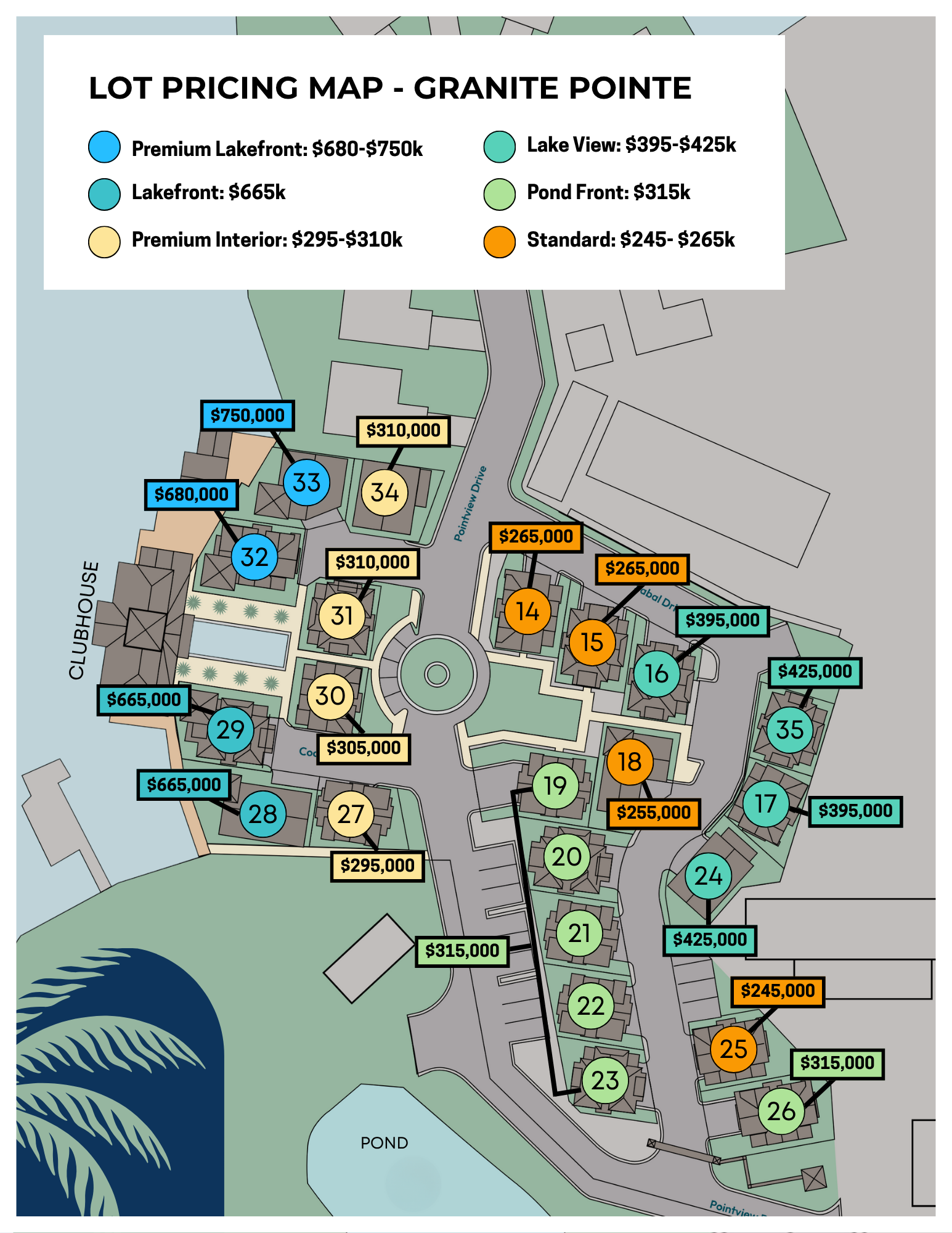 Granite Pointe Lot Pricing Map (12)