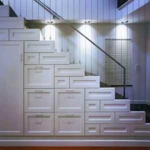 smart under-stairs storage