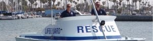 seal beach lifeguard on boat