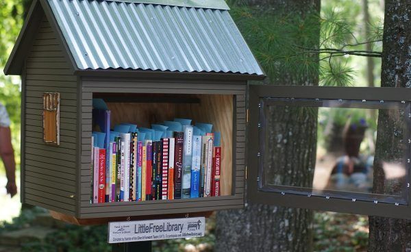 Little Free Library Metal Roof