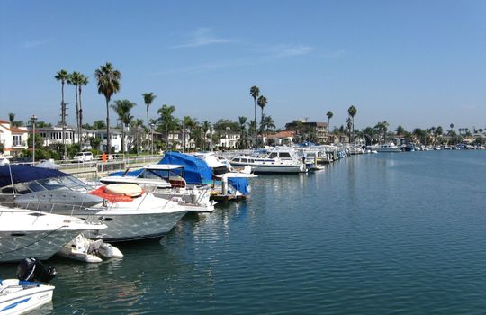 Boats in Belmont Park