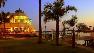 boathouse on the bay