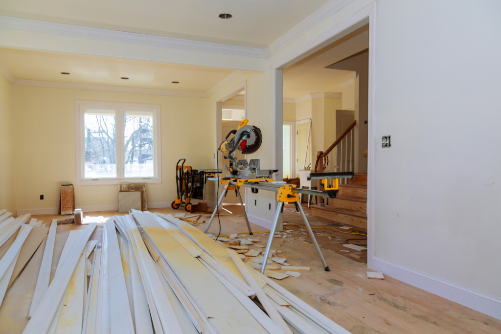 Home Livingroom Remodeling Process 