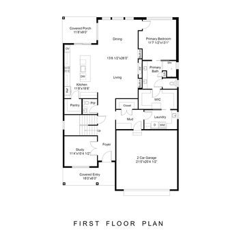 9806 Orchard Trl Lot 13 (J 1651 3449 7402) #C-D8E1-E96B-5FC8 FIRST FLOOR PLAN