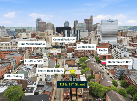 111 E. 13th Map