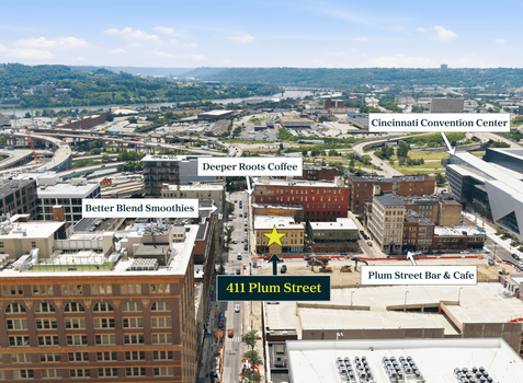 411 Plum Street Map