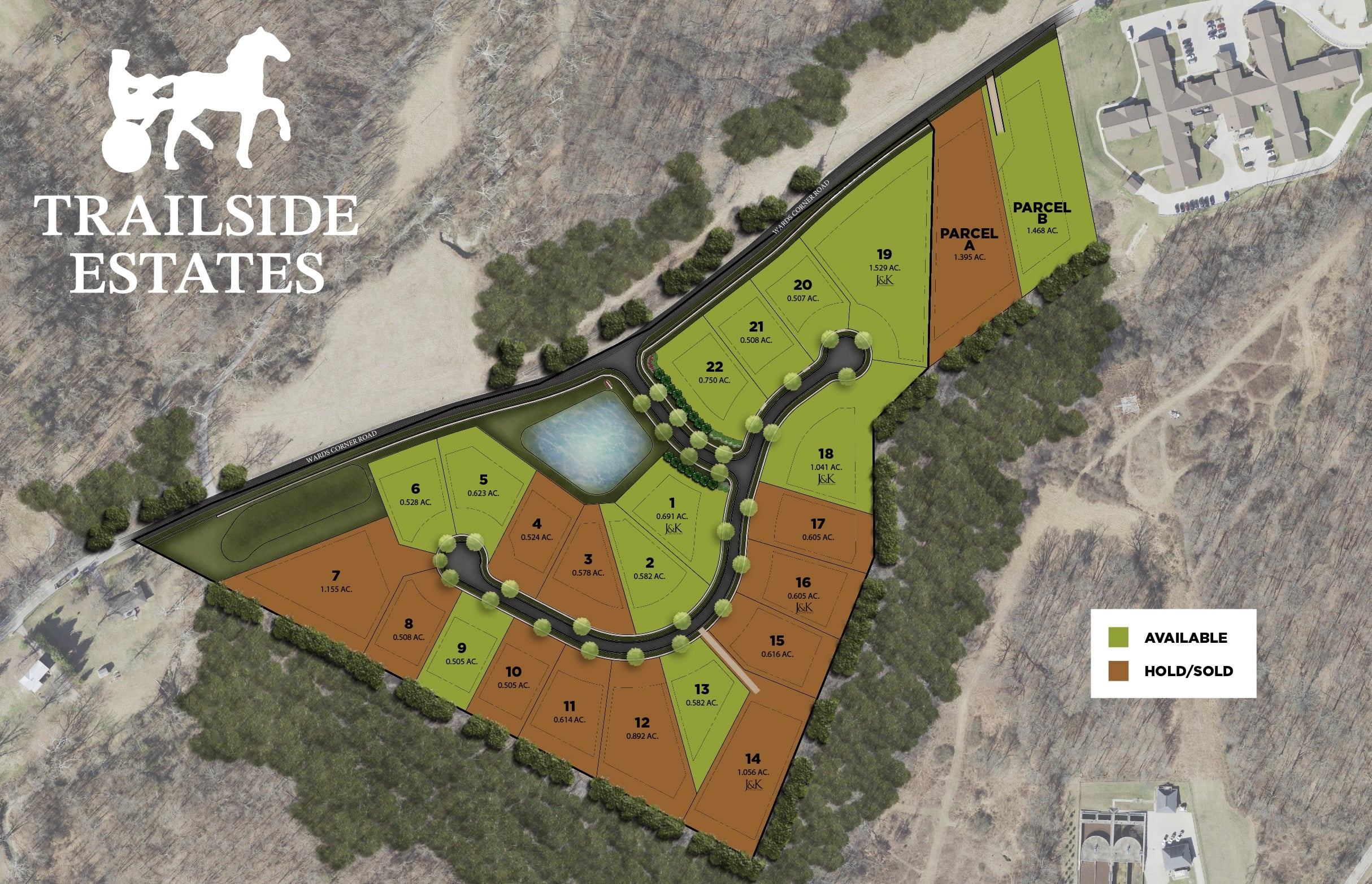 Trailside Estates Plat with JK Logo - 1