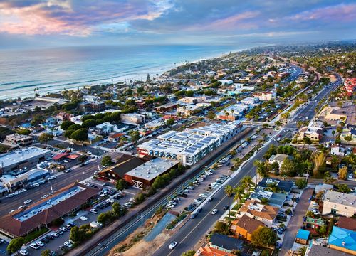 Aerial View of Encinitas California – San Diego