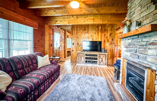 Danville Kentucky log cabin for sale-088