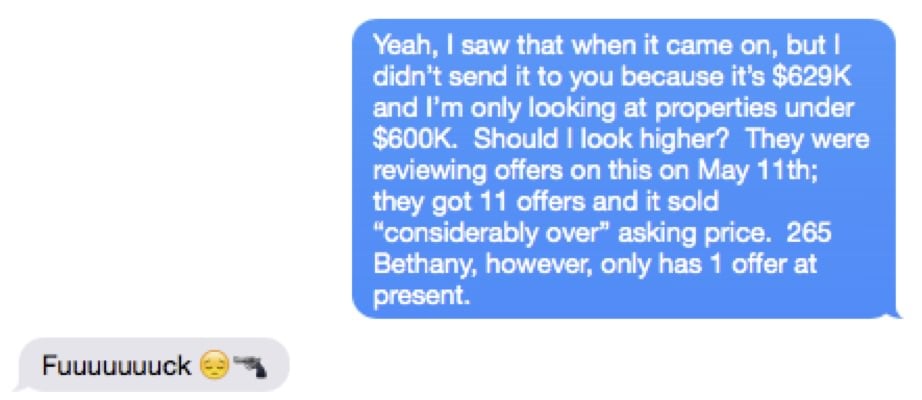 A Lovely Chat with a Buyer