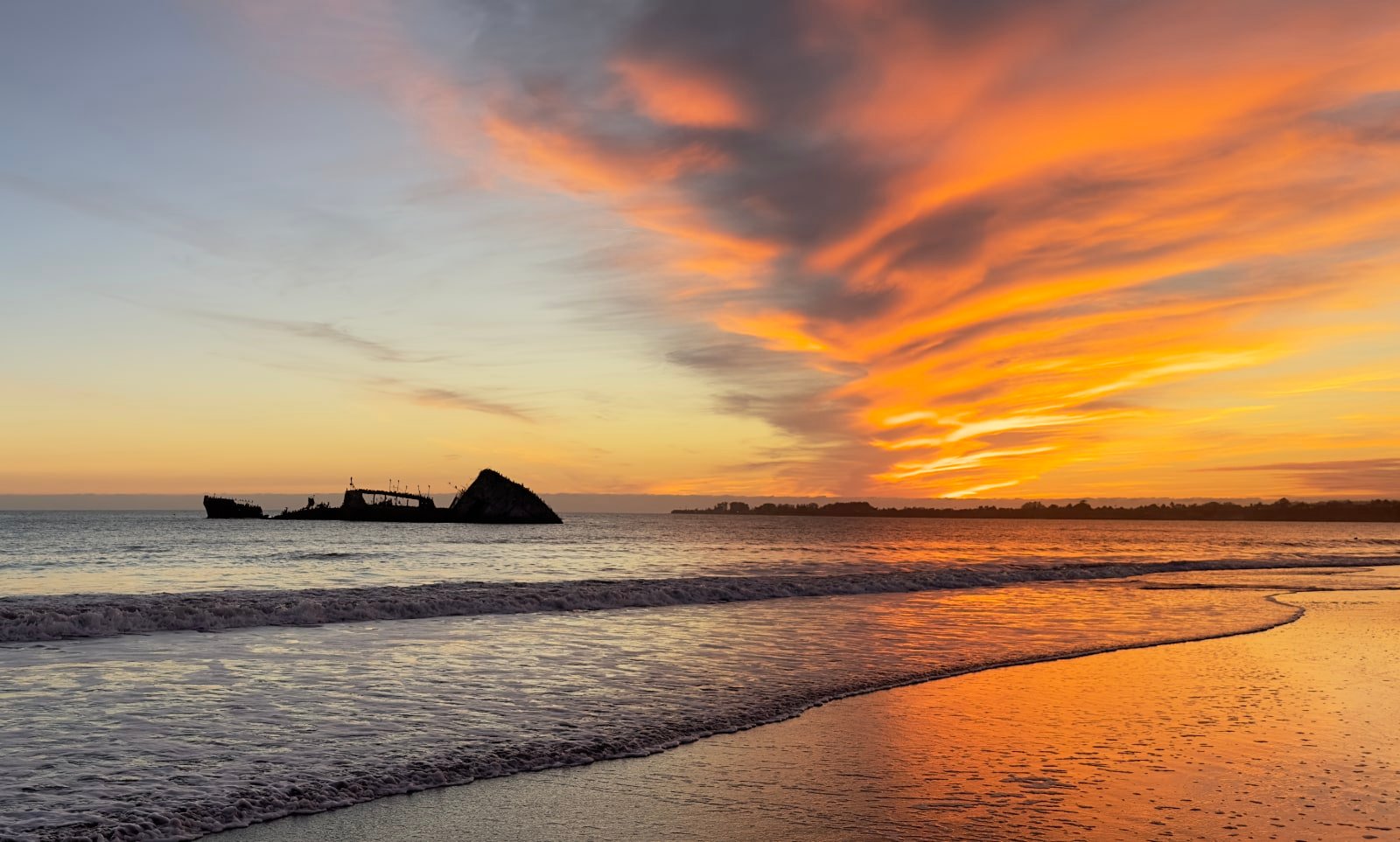 Aptos Seacliff Beach Sunset