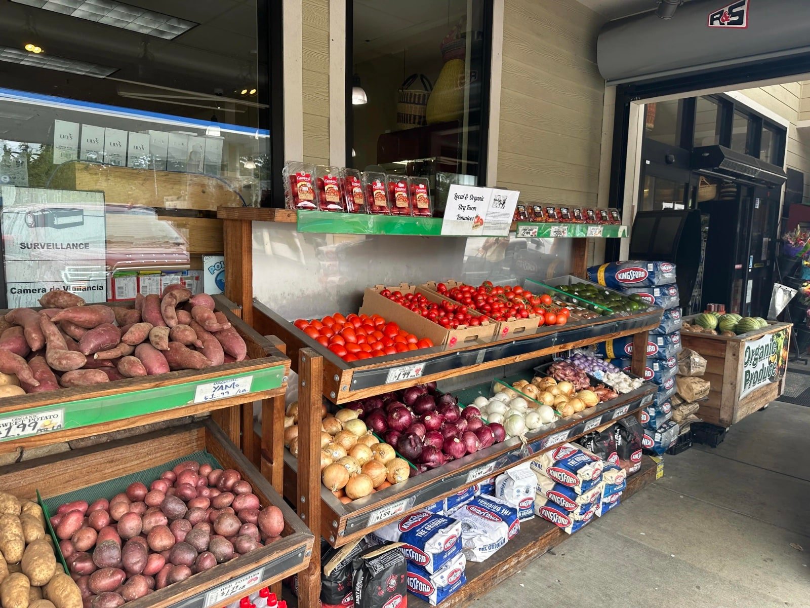 AJs Market has plenty of Fresh Organic Produce