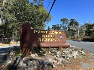 Point Lobos State Reserve Sign