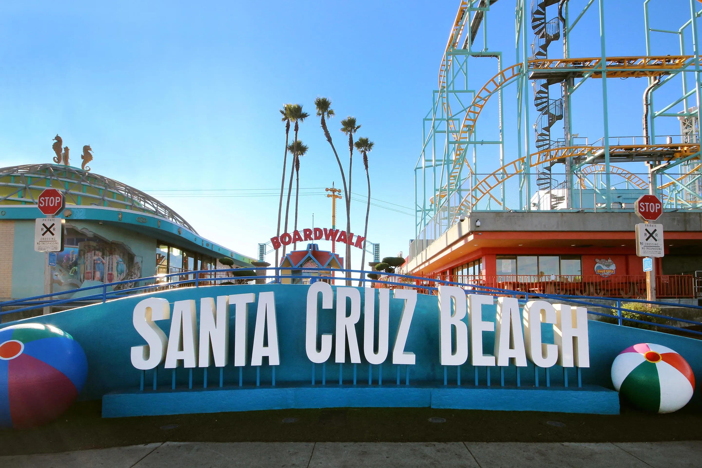 Santa Cruz Beach Boardwalk Sign