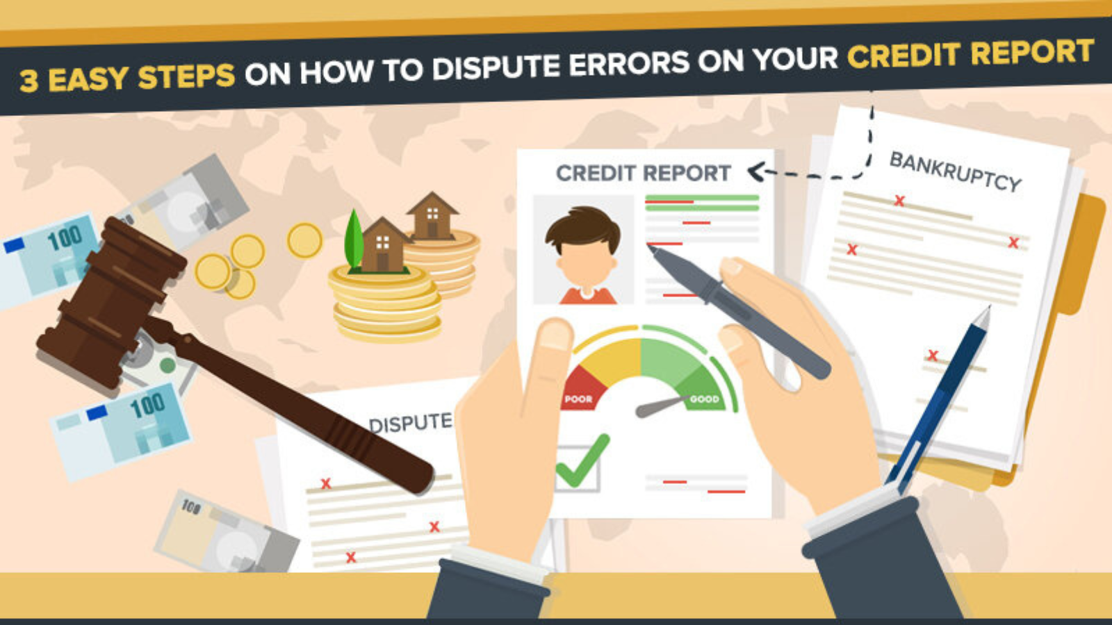 3 Easy Steps On How To Dispute Errors On Your Credit Report