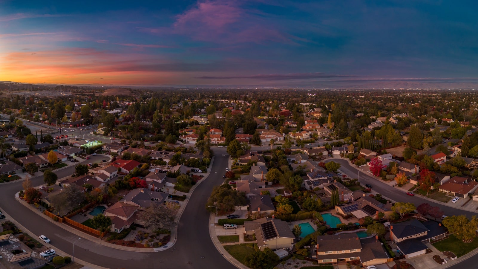 Aerial View of Cupertino
