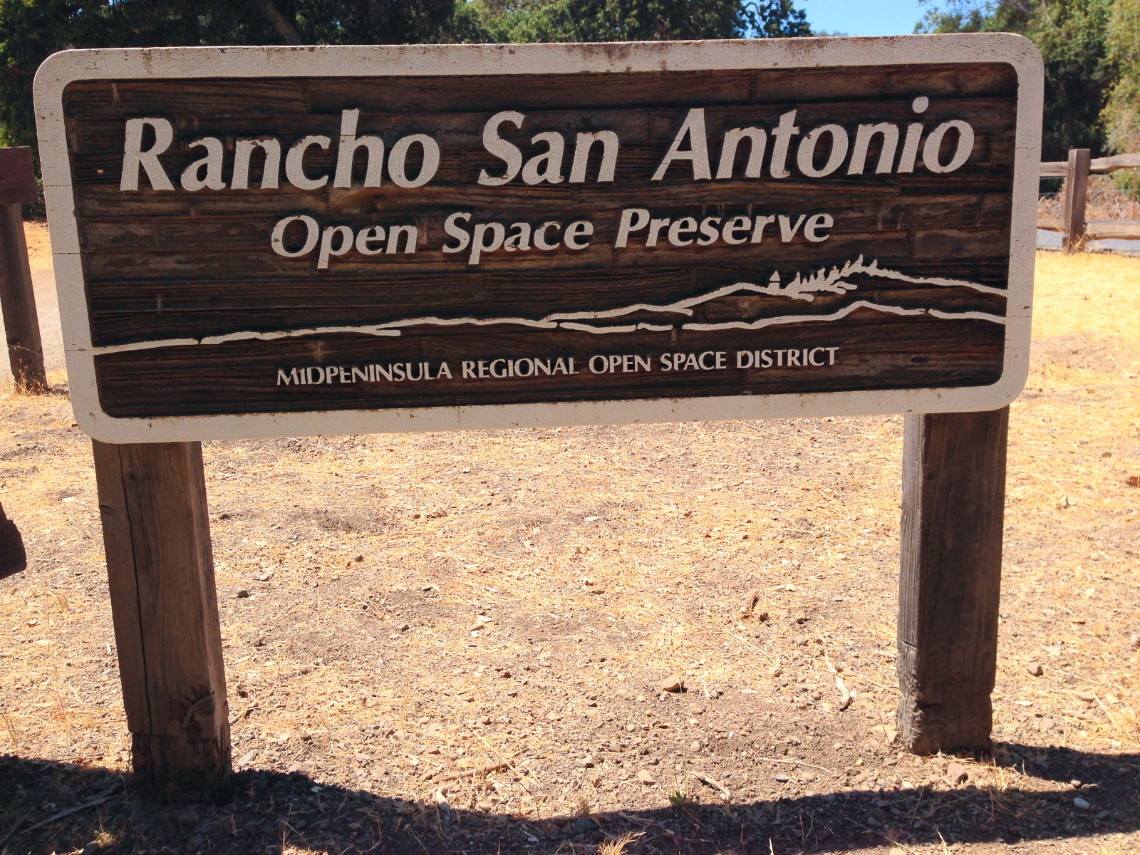 Rancho San Antonio Open Space Preserve Sign