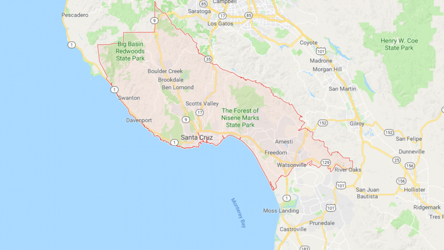 Santa Cruz County Relocation Guide Map