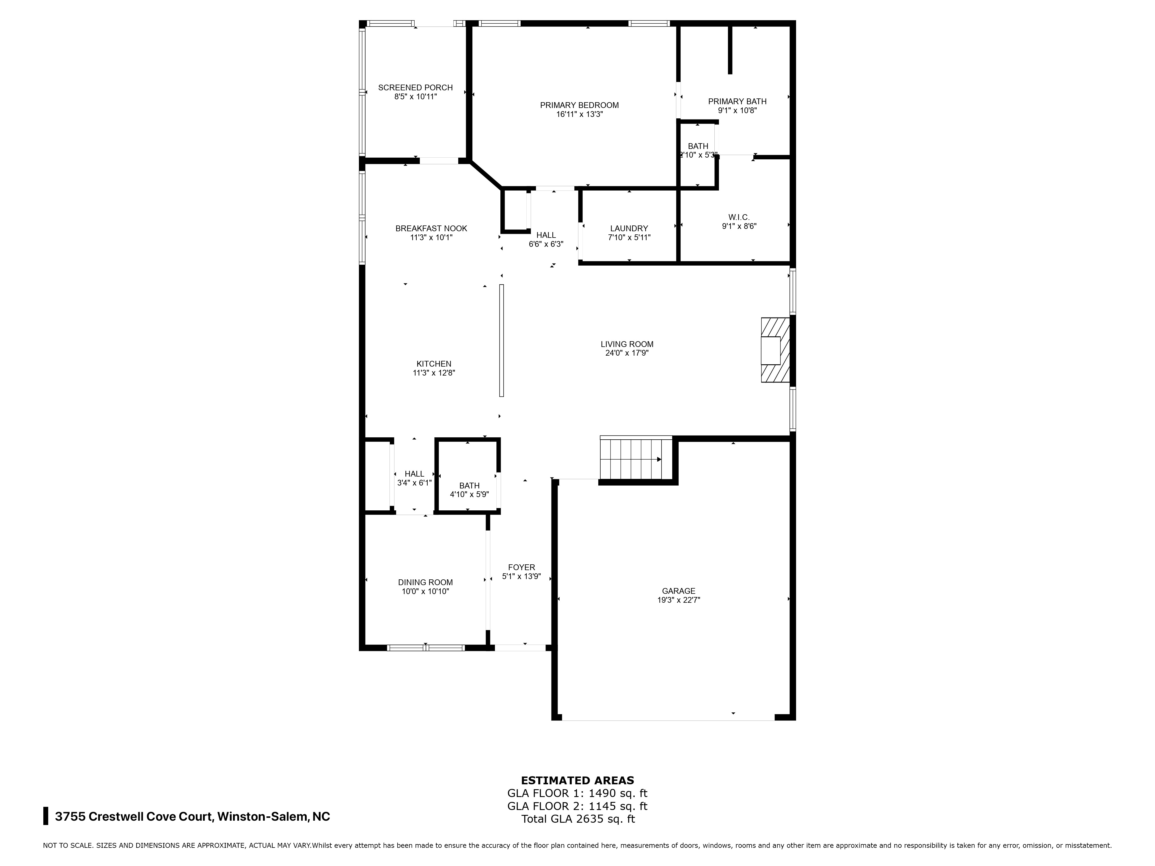 3755 Crestwell Cove Court Floorplan-Floor1