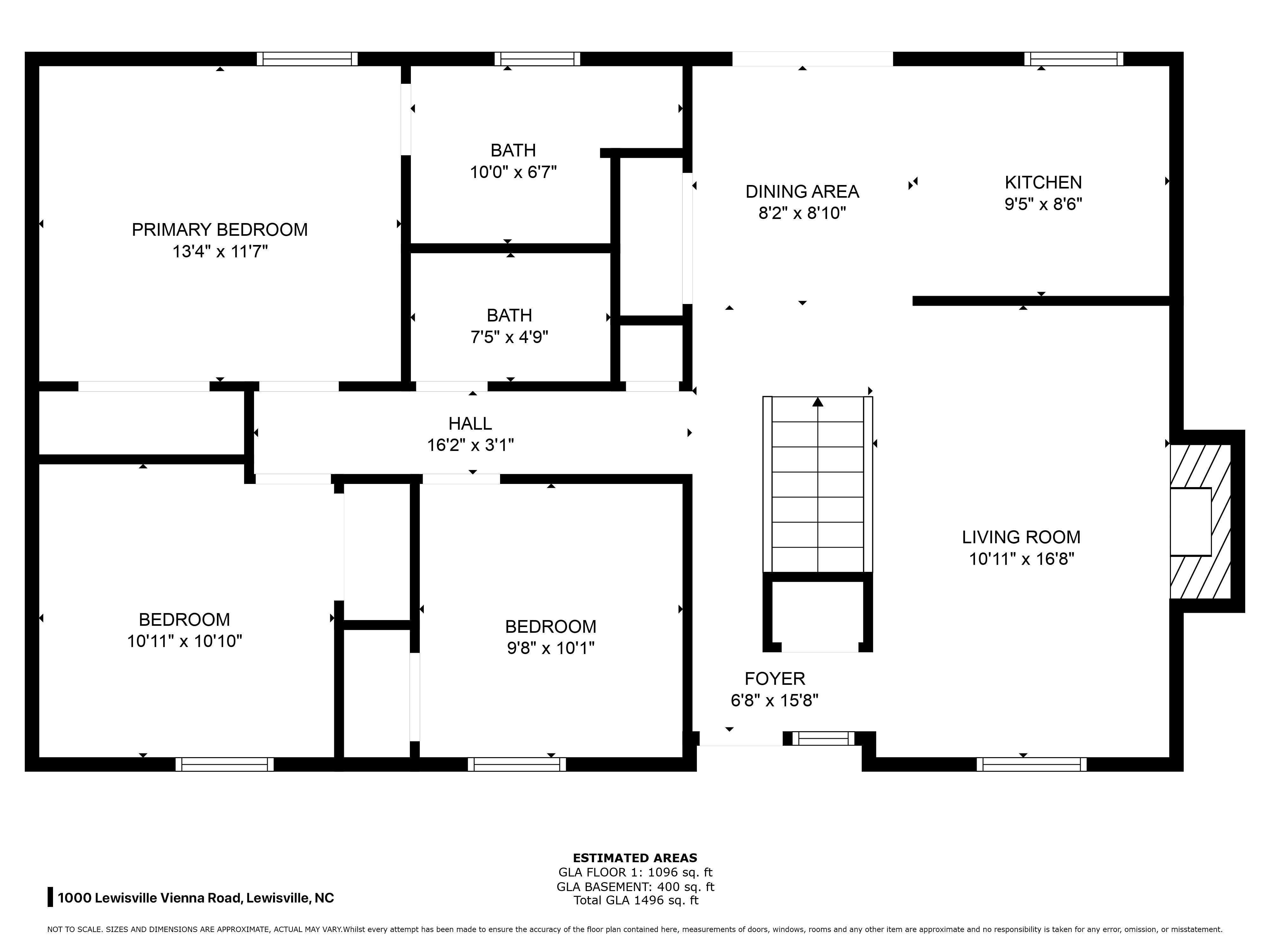1000 Lewisville Vienna Road Floorplan-Floor1