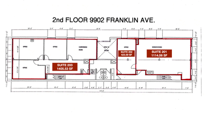 Floor Plan - 9902 Franklin Avenue