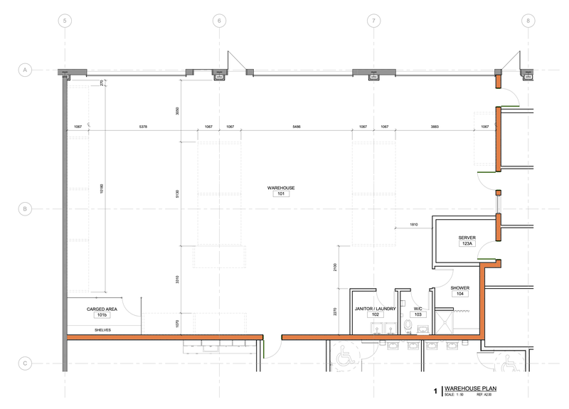 Floor Plan (Warehouse) - 189 Mackenzie Boulevard