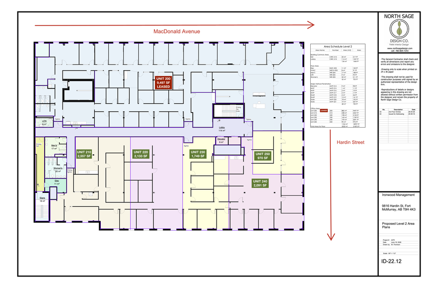 Floor Plan - 2nd Floor - 9816 Hardin Street