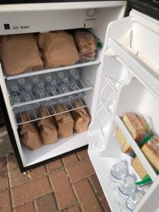 fill the fridge for the hungry