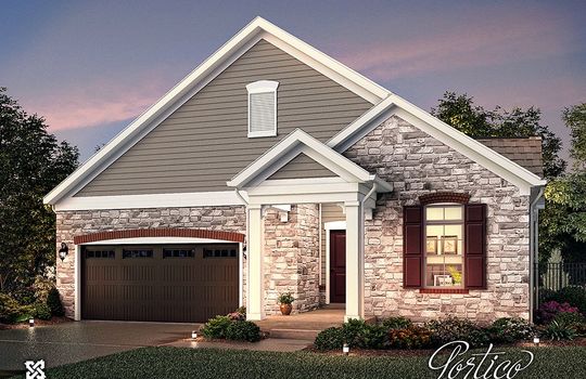 Rendering of the Portico in The Courtyards On Lake Norman