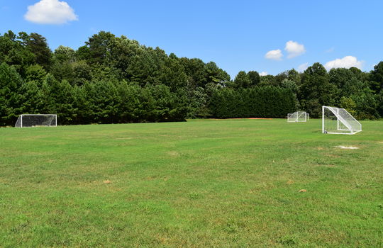 View of the soccer fields at The Farms
