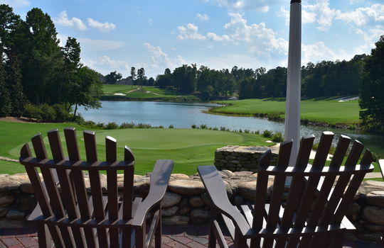 Trump National Charlotte At The Point Patio Overlooking 18th Green