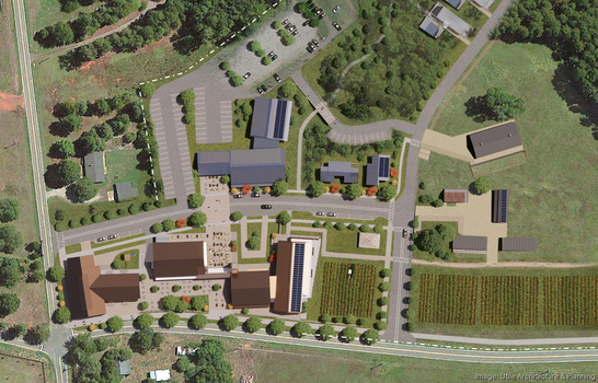 Summit Farms Davidson NC Common Area Aerial