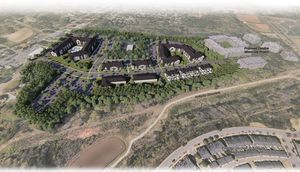 Greenway Gartens - Cornelius NC Aerial 1