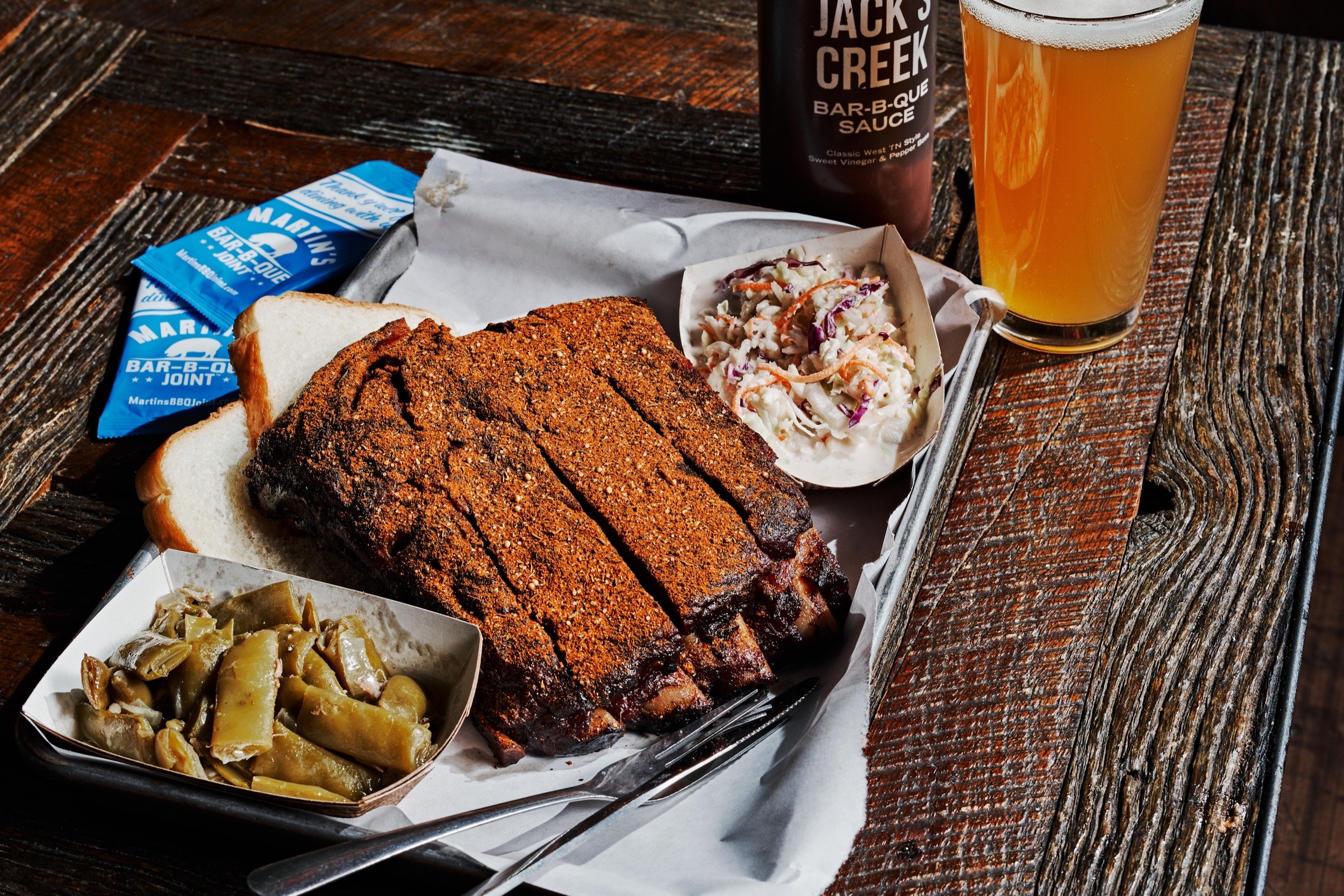 bbq plate from one of the top 5 restaurants in nolensville