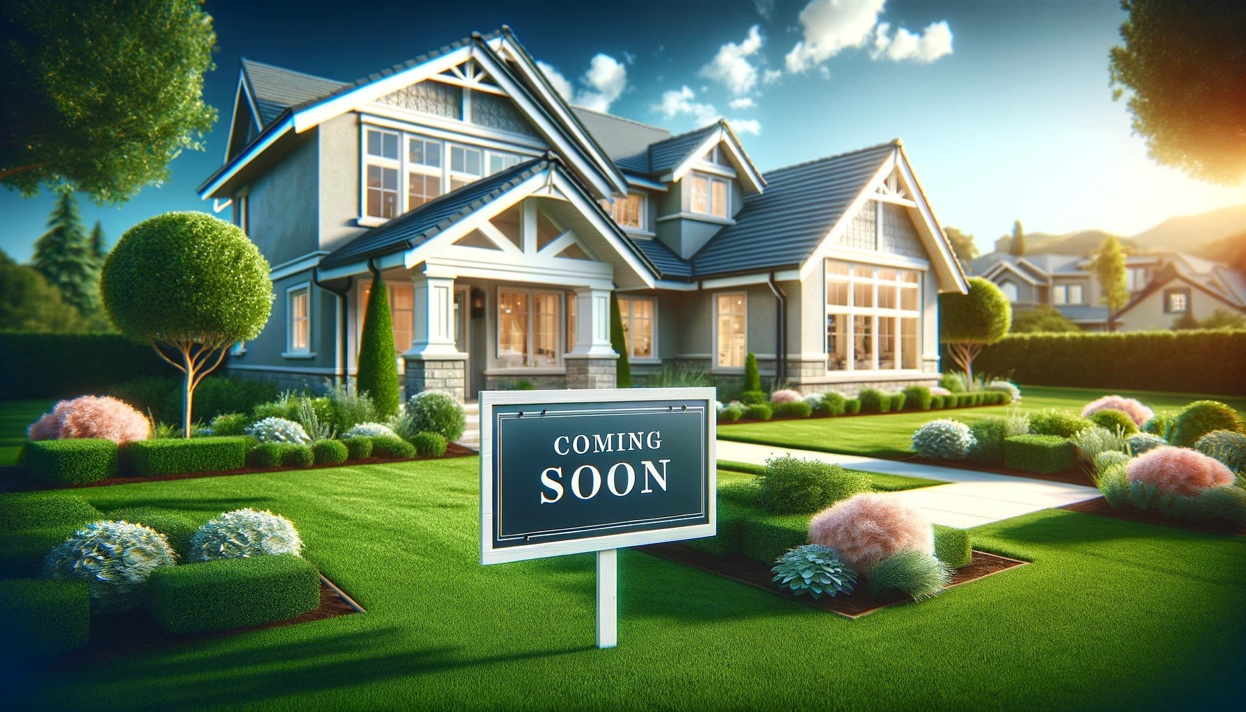 preparing home for sale - coming soon