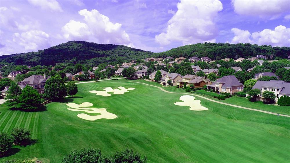 governors club from above - one of Brentwood TN's top neighborhoods